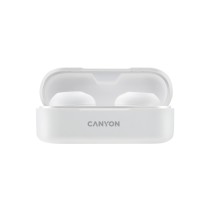 Canyon CNE-CBTHS1W True Wireless Bluetooth slúchadlá do uší, nabíjacia stanica v kazete